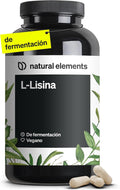 L-Lisina – 365 Cápsulas – 1.000 Mg Por Dosis Diaria – Procedente De Fermentación Vegetal – Producto Vegano, Alta Dosificación, Sin Aditivos – Producido Y Probado En Laboratorio En Alemania